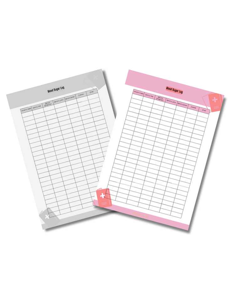 Blood Sugar Sheet
