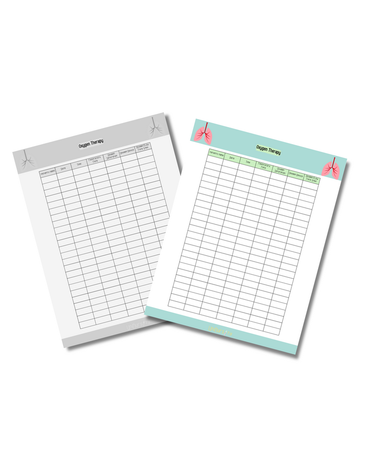 Oxygen Therapy Sheet
