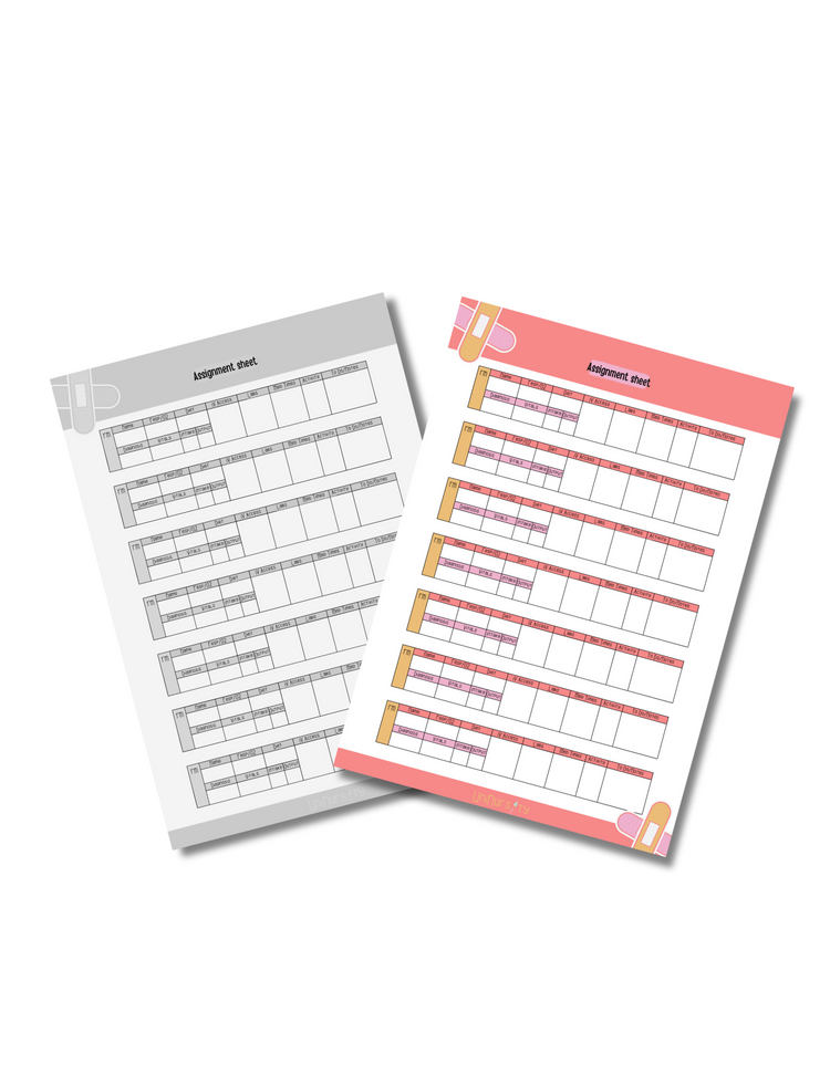Assignment Sheet
