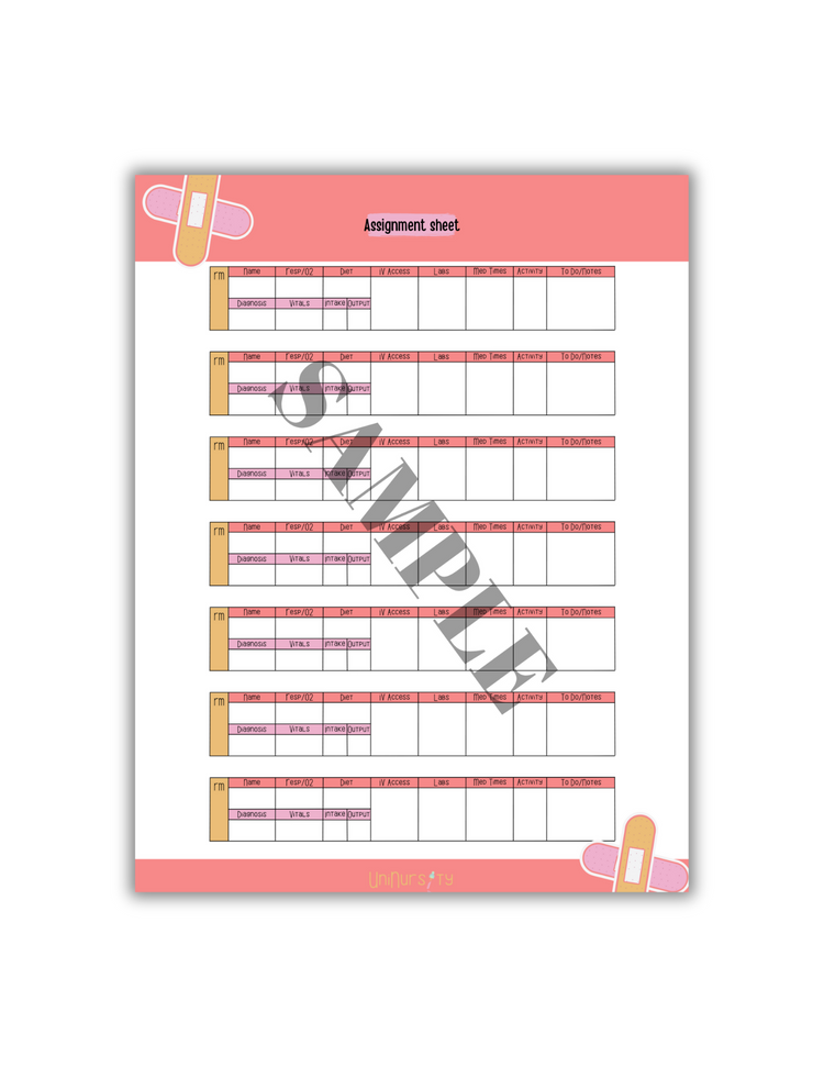 Assignment Sheet