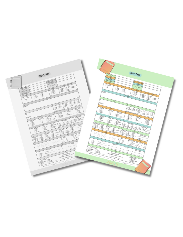 Report Sheet (Pre-filled)