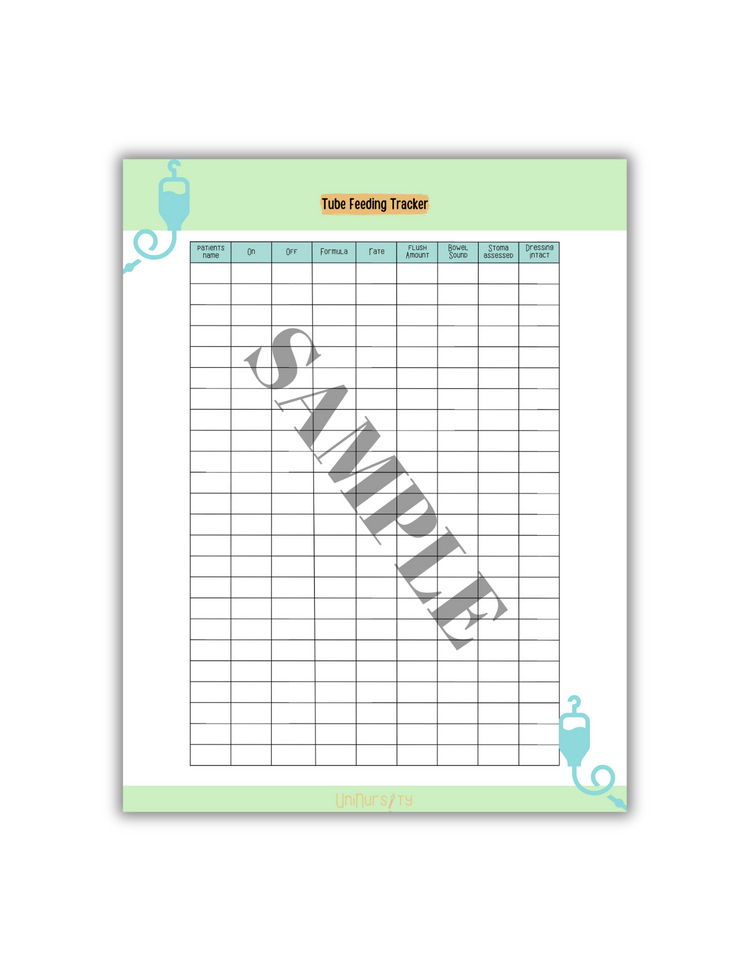 Tube Feeding Tracker