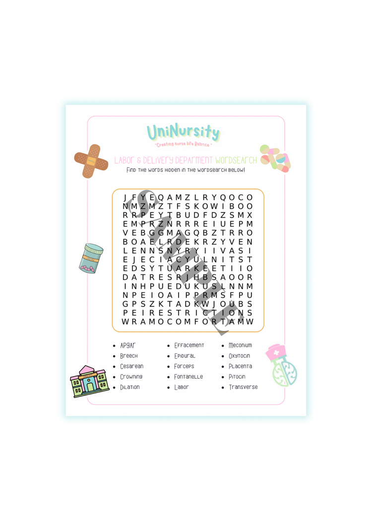 L & D Word Search