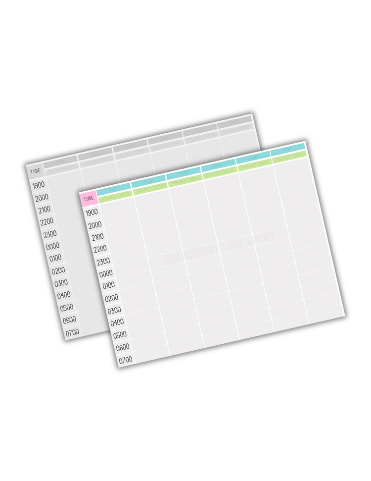 Medication Sheet-Nights