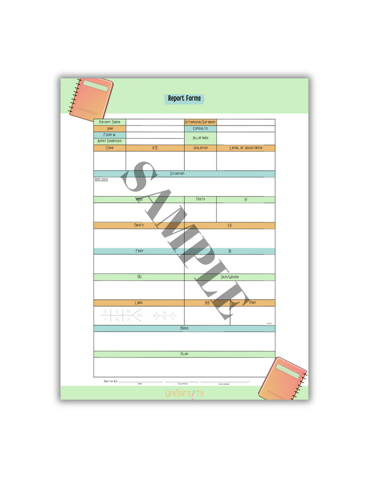 Report Sheet